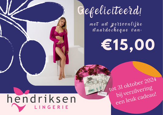 Punten sparen bij Hendriksen Lingerie!