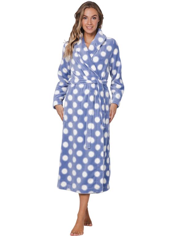 Badjas fleece 171252-140-1 510 blue