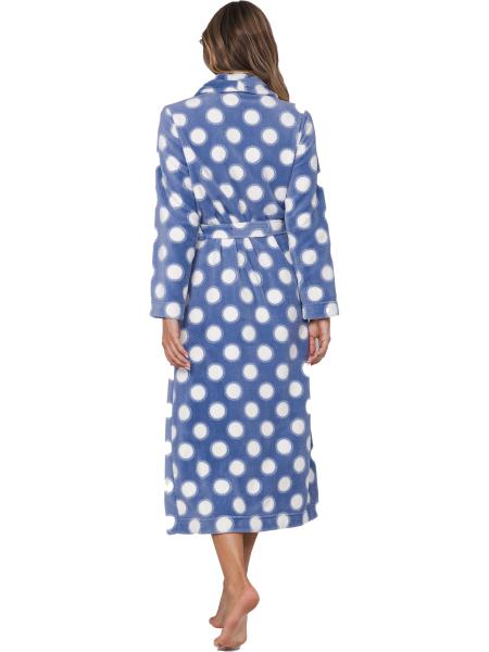 Badjas fleece 171252-140-1 510 blue
