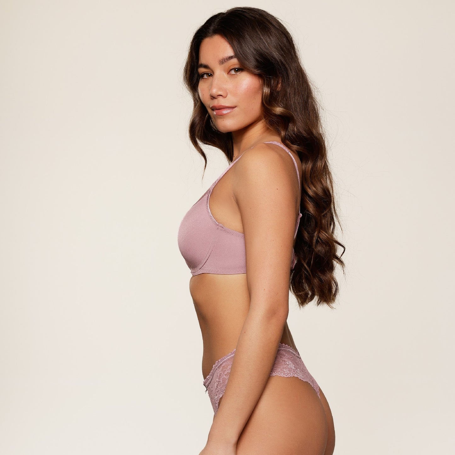DAILY Uni Fit T-Shirt Bra 1400-1 329 Mauve shadow