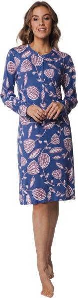 Nachthemd 10242-100-4 520 donker blauw