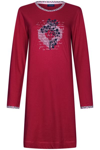 Nachthemd 10242-158-2 273 donker rood