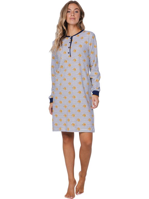 Nachthemd 111252-124-1 520 dark blue
