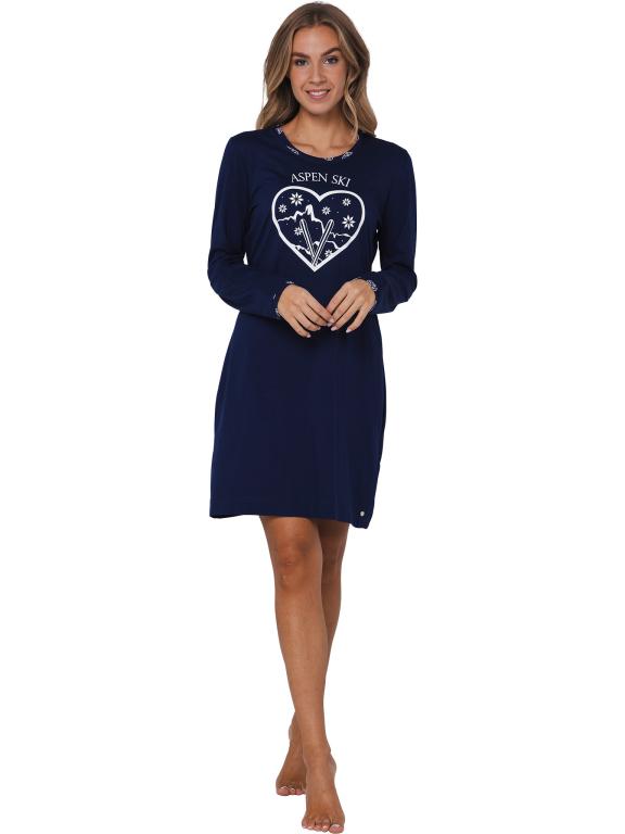 Nachthemd 111252-646-1 520 dark blue