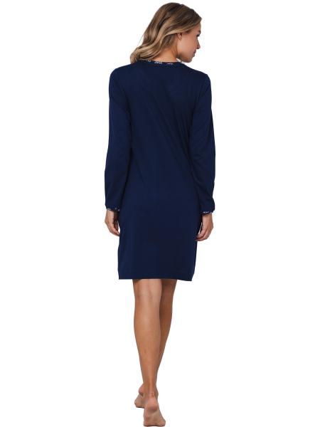Nachthemd 111252-646-1 520 dark blue