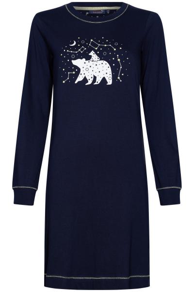 Nachthemd 11242-420-2 526 donker blauw