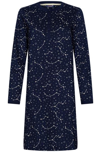 Nachthemd 11242-420-4 526 donker blauw