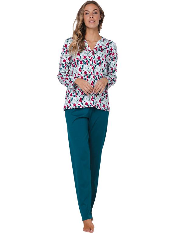 Pyjama 121252-104-1 720 dark green