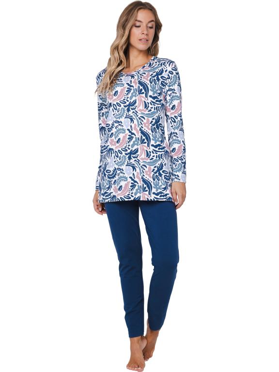Pyjama 121252-154-1 520 dark blue