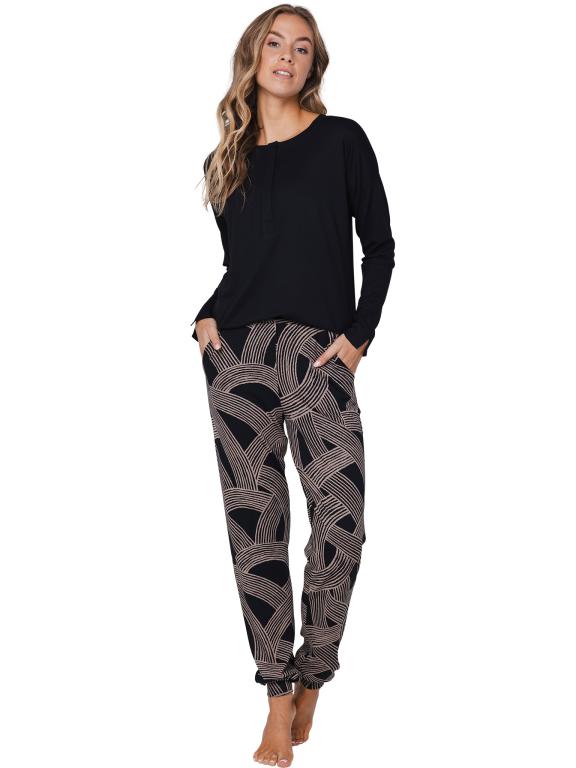 Pyjama 121252-246-2 999 Black
