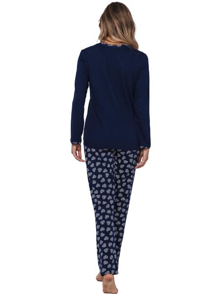 Pyjama 121252-646-1 520 dark blue