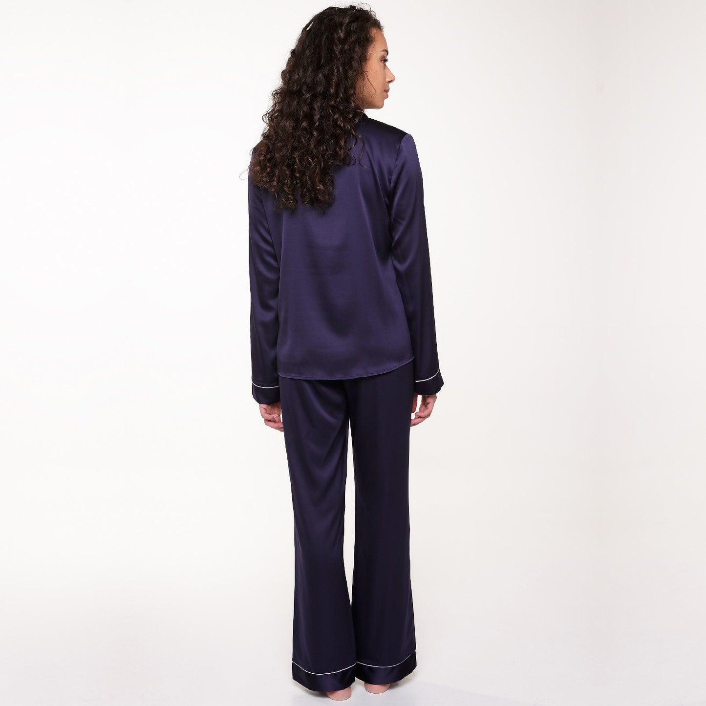 Satin Pyjama set 6203SET 121 Blue ribbon