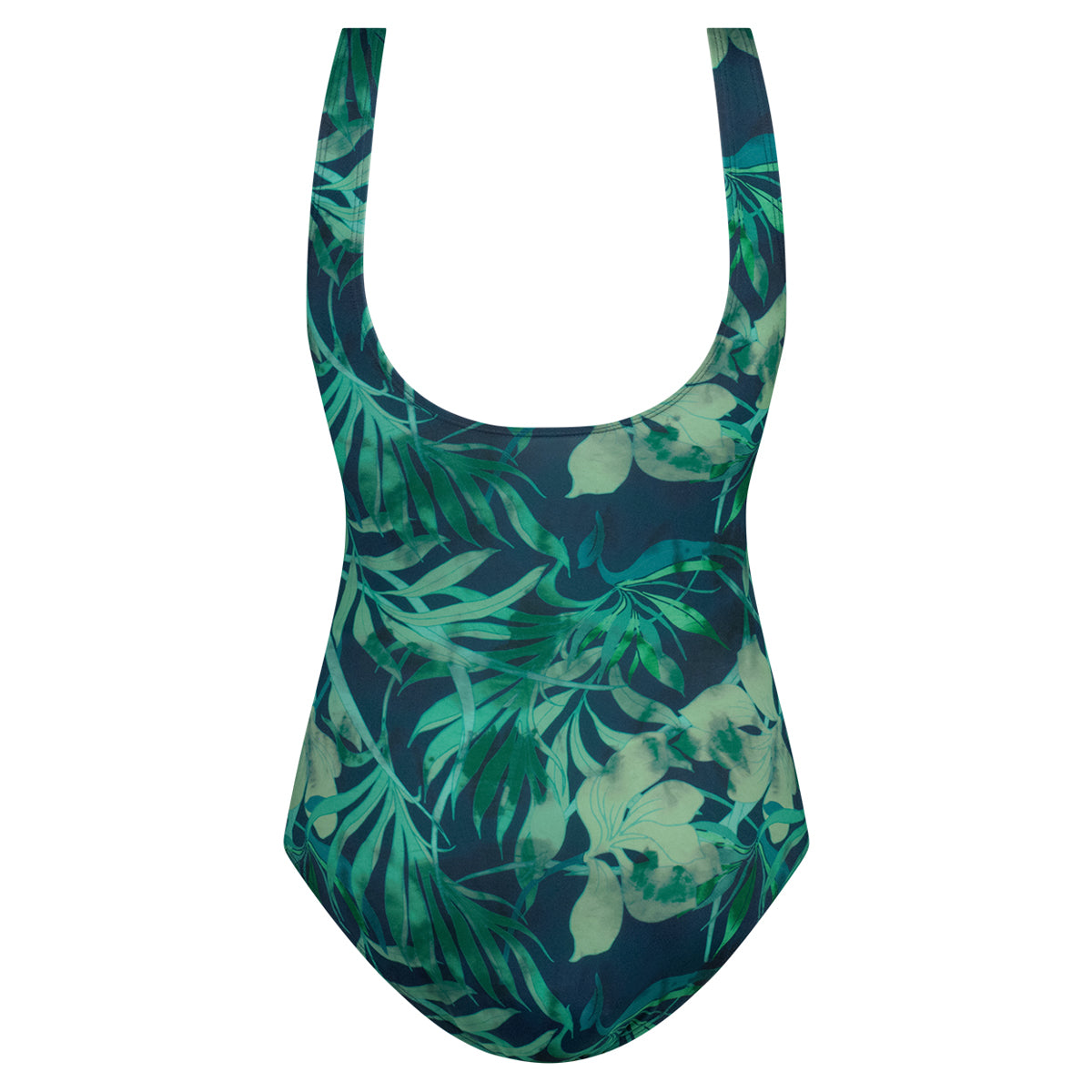 Swimsuit v-neck soft cup 60376 6037 water lily teal
