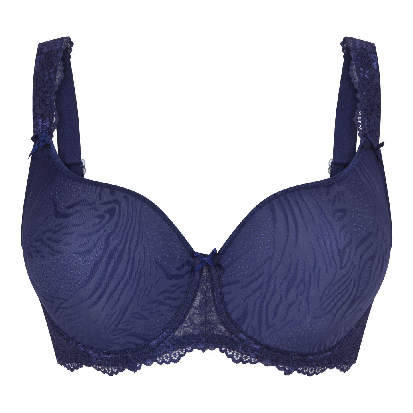 Uni-fit plus bra 1400-1A 120 Blue ribbon jacquard