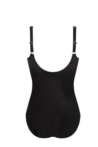 BeElegant badpak 71525 bk/go Zwart/wit