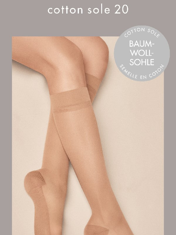 Cotton Sole -knee 110179800 0540 Cashmere