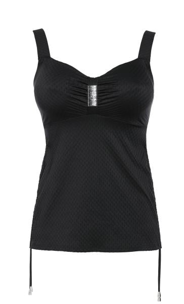 Tankini top met beugel 9190 4 schwarz