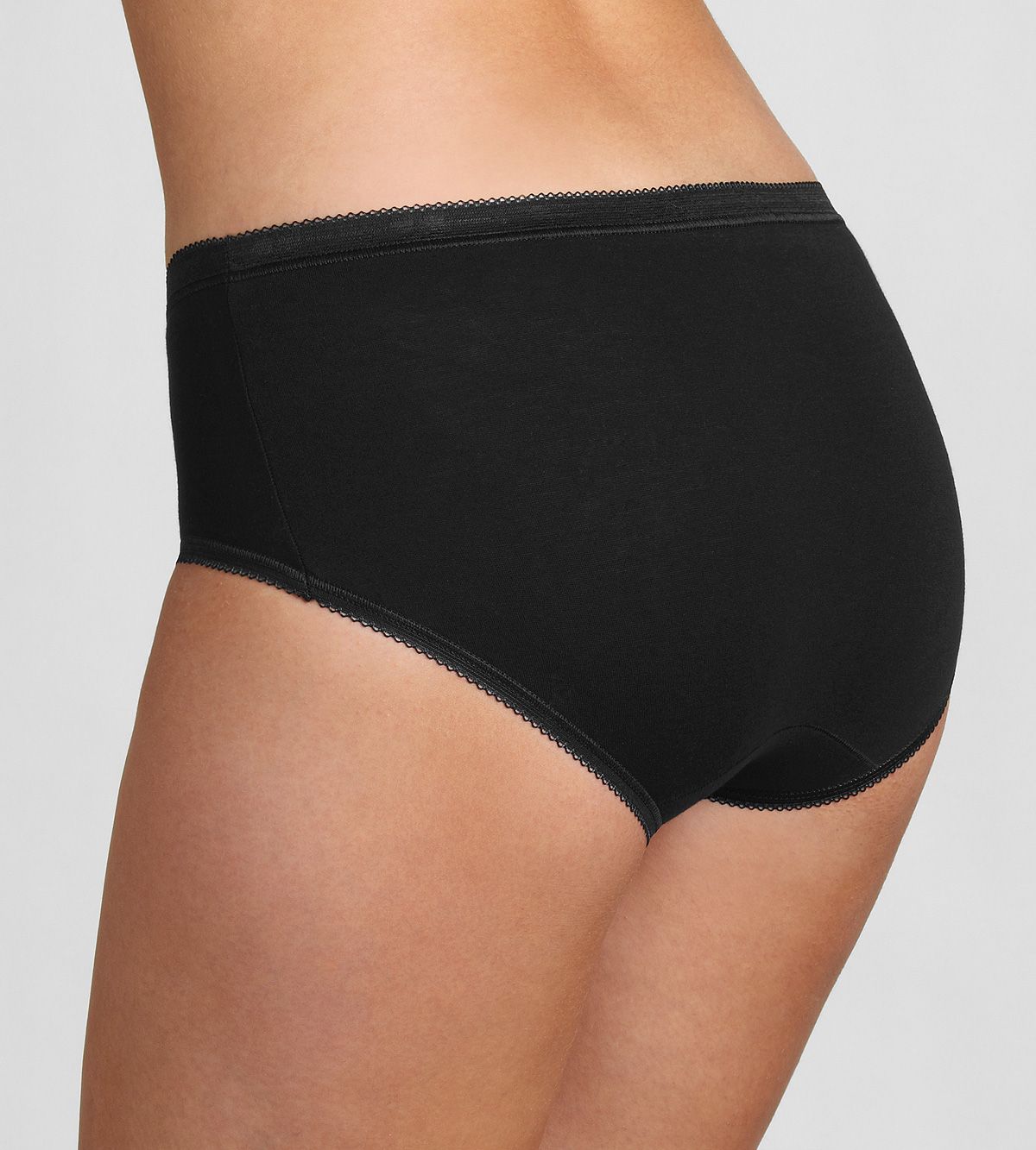 sloggi Basic+ Midi 4P 10068837 0004 BLACK