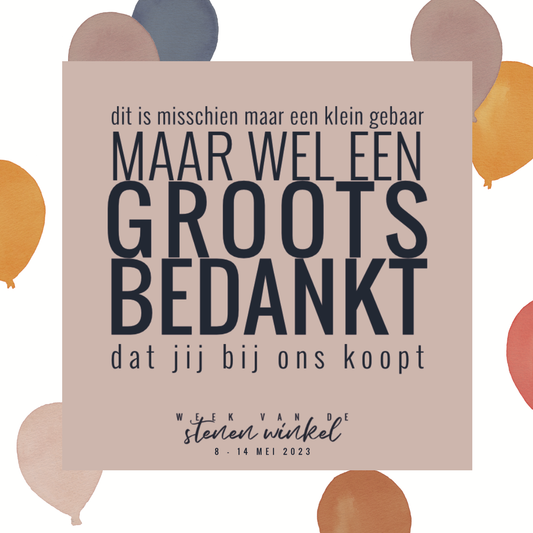De Week van de Stenen Winkel!