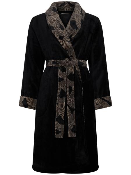 Badjas fleece 171252-246-1 999 Black