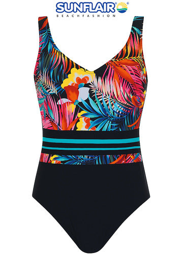 Badpak 72004 910 zwart/multicolor