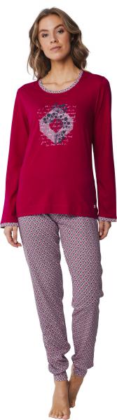 Pyjama 20242-158-2 273 donker rood