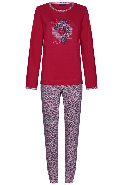 Pyjama 20242-158-2 273 donker rood