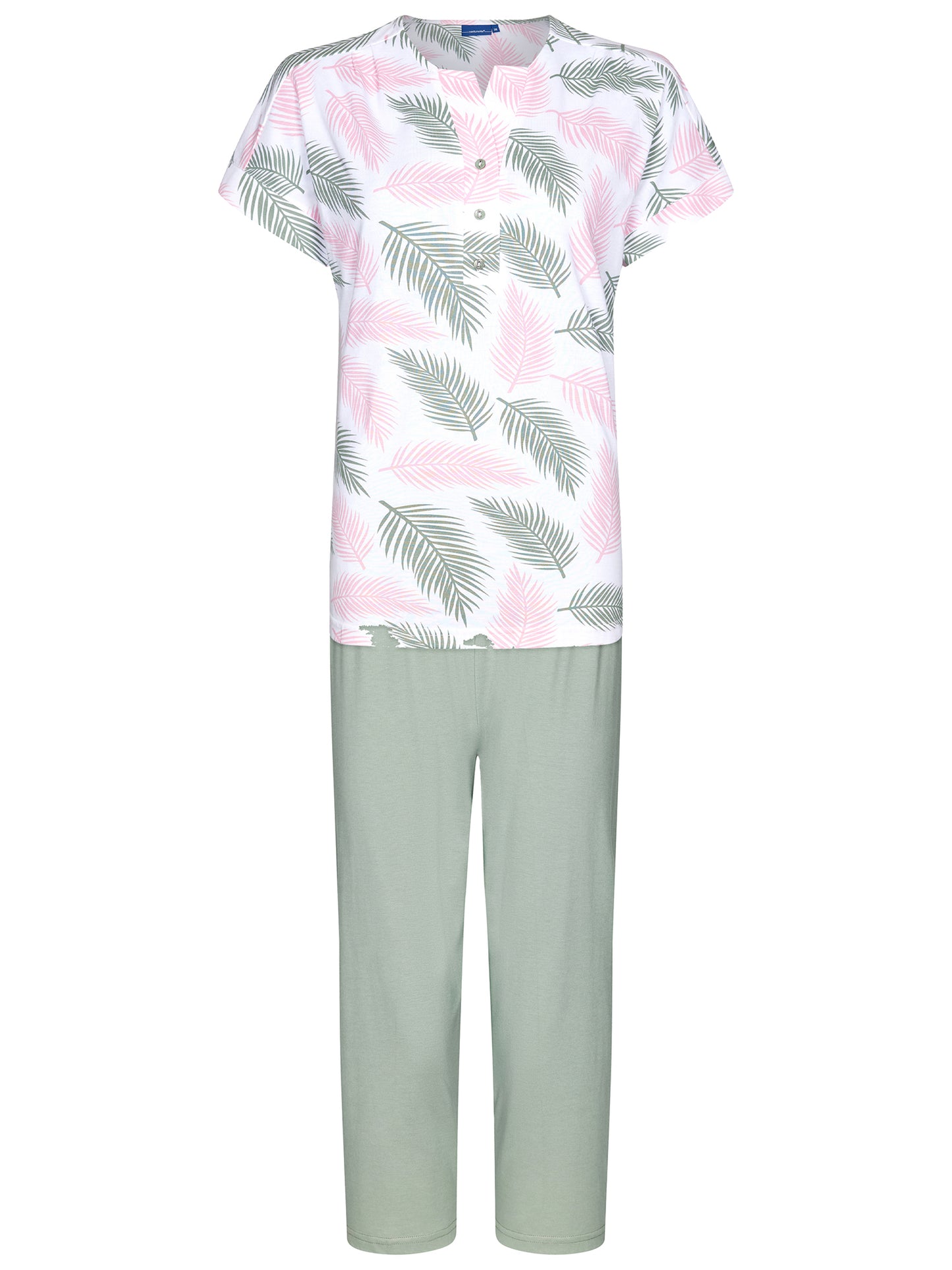 Pyjama capri broek 20241-154-4 203 light pink