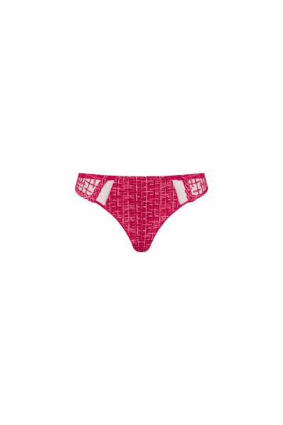 TWEEGY -  Slip tanga 53565 ROUGE A LEVRE