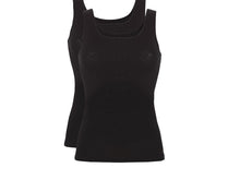 Afbeelding in Gallery-weergave laden, Basic women shirt 2 pack 30197 090 black
