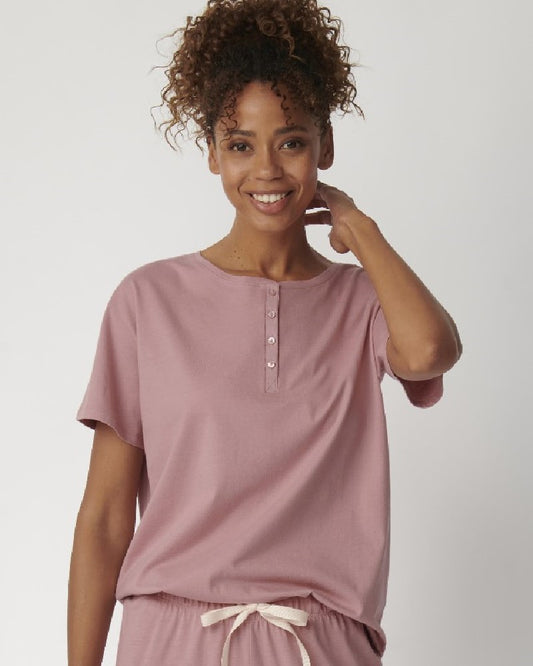 Mix & Match Top korte mouw 10207521 1979 TEA ROSE