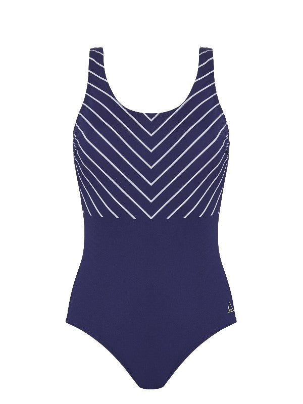Pool swimsuit 108082 1150 graphic lines