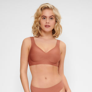 Seamless beha zonder beugel 1700 287 Leather brown