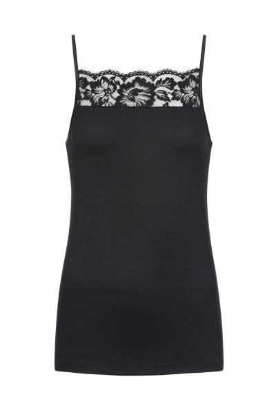 Spaghetti top Ilvy 45518 3 schwarz