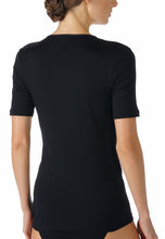 Afbeelding in Gallery-weergave laden, Shirt met korte mouw 26807 3 schwarz
